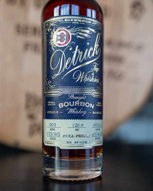 Detrick Full Proof Single Barrel Bourbon Batch 003