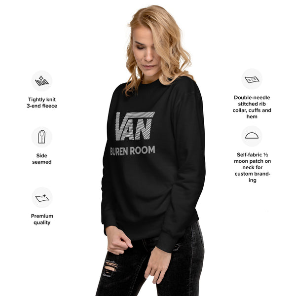 VAN Buren Room Unisex Premium Sweatshirt